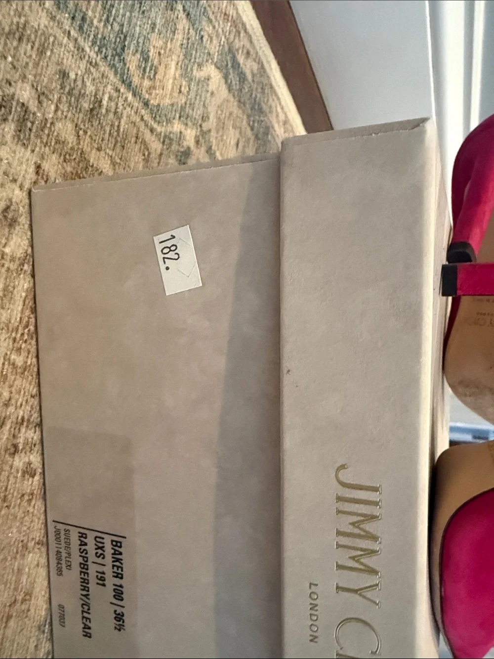 Jimmy Choo Fuchsia Suede Pointed-Toe Stiletto Pumps